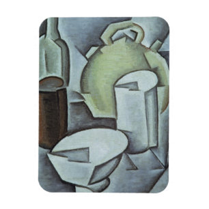 Magnet Flexible La vie toujours avec une bouteille de vin et d'un