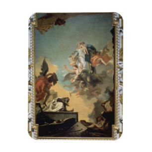 Magnet Flexible La Vierge de Carmel donnant l'omoplate au Ble