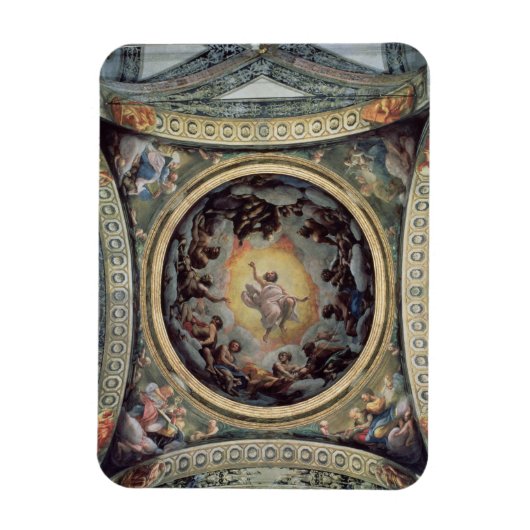 Magnet Flexible La vision de Saint Jean sur Patmos, 1520-23 (fresq (Vertical)