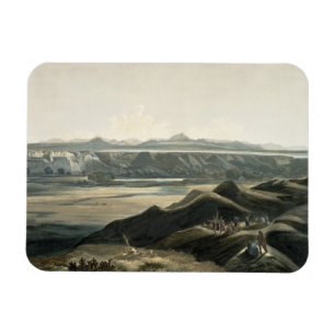 Magnet Flexible La vue des montagnes rocheuses, plaquent 44 du