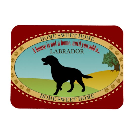 Magnet Flexible Labrador Retriever (Horizontal)
