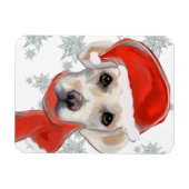 Magnet Flexible Labrador Retriever blanc (Horizontal)