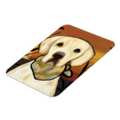 Magnet Flexible Labrador Retriever jaune (Côté Gauche)