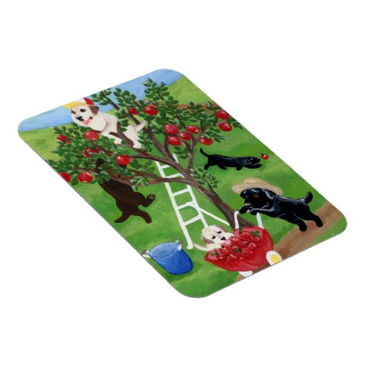 Magnet Flexible Labradors Apple Tree (Côté Droit)