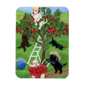 Magnet Flexible Labradors Apple Tree (Vertical)