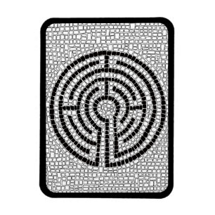 Magnet Flexible LABYRINTH VII 3x4 Aimant flexible - Noir