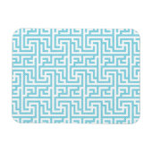 Magnet Flexible Labyrinthe bleu clair et blanc (Horizontal)