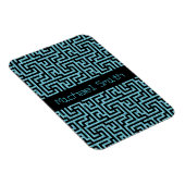 Magnet Flexible Labyrinthe bleu et noir (Côté Droit)