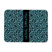 Magnet Flexible Labyrinthe bleu et noir (Horizontal)