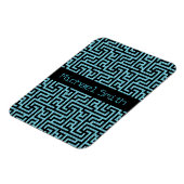 Magnet Flexible Labyrinthe bleu et noir (Côté Gauche)