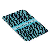 Magnet Flexible Labyrinthe bleu et noir (Côté Droit)