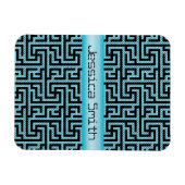 Magnet Flexible Labyrinthe bleu et noir (Horizontal)