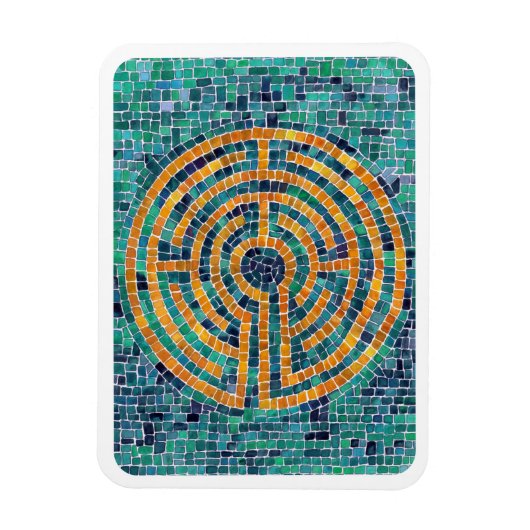 Magnet Flexible LABYRINTHE II Aimant flexible 3x4 - Blanc (Vertical)