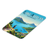 Magnet Flexible Lac Atitlan Guatemala (Côté Gauche)