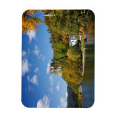 Magnet Flexible Lac Bled avec des arbres en automne couleurs en Sl (Vertical)