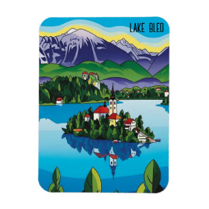 Magnet Flexible Lac Bled Slovénie