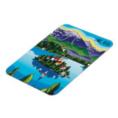 Magnet Flexible Lac Bled Slovénie (Côté Gauche)