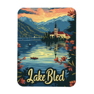 Magnet Flexible Lac Bled Slovénie