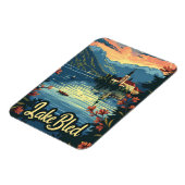 Magnet Flexible Lac Bled Slovénie (Côté Gauche)