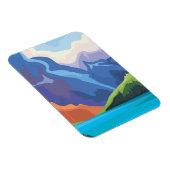 Magnet Flexible Lac bleu (Côté Droit)