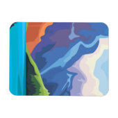 Magnet Flexible Lac bleu (Horizontal)