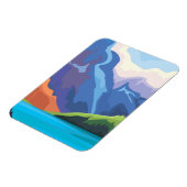 Magnet Flexible Lac bleu (Côté Gauche)