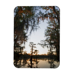 Magnet Flexible Lac Caddo au lever du soleil