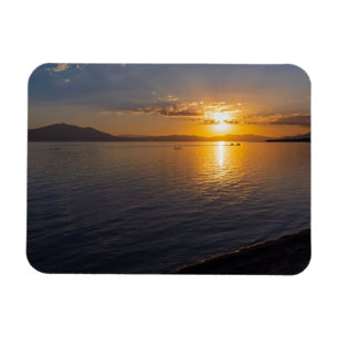 Magnet Flexible lac chapala & montagnes le long de l'horizon au co