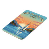 Magnet Flexible Lac Charlevoix Michigan Travel (Côté Gauche)