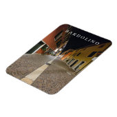 Magnet Flexible Lac de Garde Bardolino vue de nuit frigo aimant (Côté Gauche)