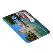 Magnet Flexible Lac de Garde Sirmione vue réfrigérateur aimant (Côté Droit)