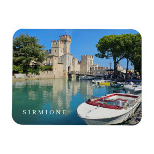 Magnet Flexible Lac de Garde Sirmione vue réfrigérateur aimant