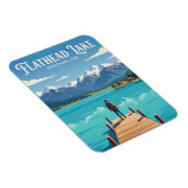 Magnet Flexible Lac Flathead États-Unis (Côté Droit)