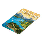 Magnet Flexible Lac Flathead Montana (Côté Gauche)