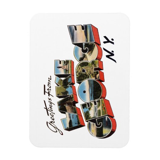 Magnet Flexible Lac George New York (Vertical)