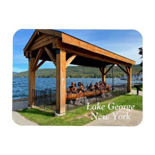 Magnet Flexible Lac George New York (Horizontal)