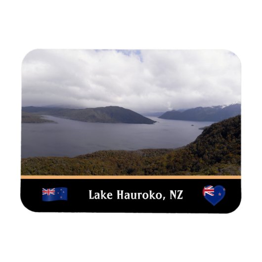 Magnet Flexible Lac Hauroko Panorama & Nouvelle-Zélande /part.2 (Horizontal)