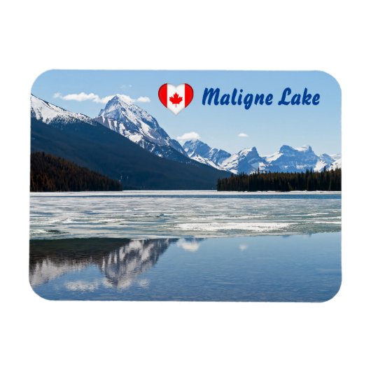 Magnet Flexible Lac Maligne - Parc national Jasper, Canada (Horizontal)