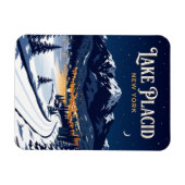 Magnet Flexible Lac Placid États-Unis (Horizontal)