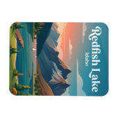 Magnet Flexible Lac Redfish USA (Horizontal)