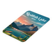Magnet Flexible Lac Redfish USA (Côté Gauche)