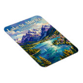 Magnet Flexible Lac St. Moritz Suisse (Côté Droit)