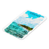 Magnet Flexible Lac Titicaca Voir Voyage (Côté Gauche)