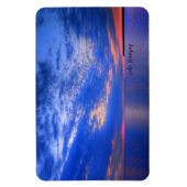 Magnet Flexible Lac Winnipeg, photo pittoresque du soir (Vertical)