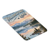 Magnet Flexible Lac Yellowstone USA (Côté Droit)