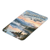 Magnet Flexible Lac Yellowstone USA (Côté Gauche)