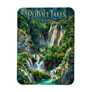 Magnet Flexible Lacs de Plitvice Croatie