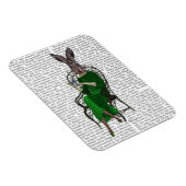 Magnet Flexible Lady Bella Rabbit Prendre du thé 2 (Côté Droit)