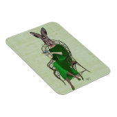 Magnet Flexible Lady Bella Rabbit Prendre du thé 3 (Côté Droit)