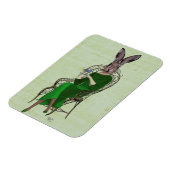 Magnet Flexible Lady Bella Rabbit Prendre du thé 3 (Côté Gauche)